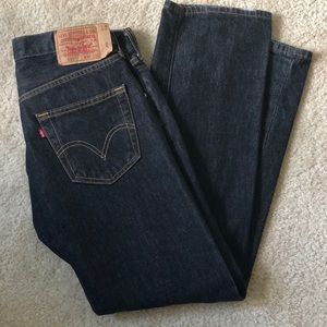 Levi's Men's 501 Blue/Black Jeans Size W33xL30